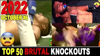 Top 50 MUAY THAI•MMA•KICK•BOXING•KUN KHMER Knockouts👉OCT 2022 #6