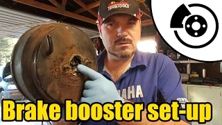 Brake booster checks, operation and push rod adjustment #1313