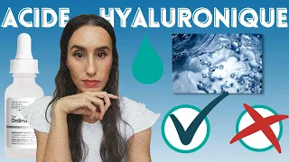 LA VÉRITÉ SUR L'ACIDE HYALURONIQUE : INGRÉDIENT MIRACLE OU À ÉVITER ?