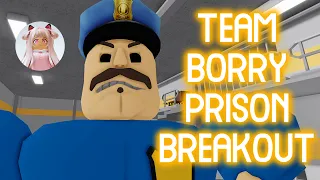 TEAM BORRY PRISON BREAKOUT!👮 [TEAMWORK OBBY] - Roblox Gameplay Walkthrough No Death [4K]