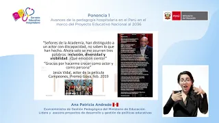 Avances de la pedagogía hospitalaria en el Perú en el marco del Proyecto Educativo Nacional al 2036
