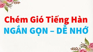 [TẬP 6 - 5000 CÂU TIẾNG HÀN THÔNG DỤNG] CHÉM GIÓ TIẾNG HÀN, NGẮN GỌN DỄ NHỚ | Hàn Quốc Sarang