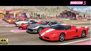 "Top 34 Fastest Ferrari Cars Drag Race in Forza Horizon 5 (2023 Update)