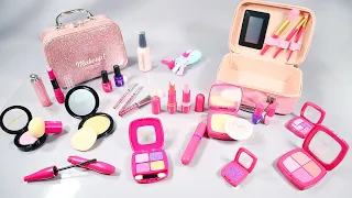 Glitter Makeup Box Cosmetic Set Lip Balm Gloss Bag Unboxing Video Satisfying ASMR