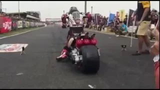 Dragster scooter tri-cylindre Koso Big-B