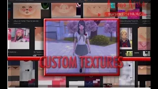 How to get a custom face and uniform using custom textures in yandere simulator!