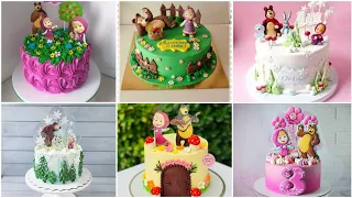 Masha and the Bear cake design / Masha and the bear birthday cake design.