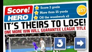 Score Hero Level 157 (3 Stars) Walkthrough - Chelsea FC vs Swansea