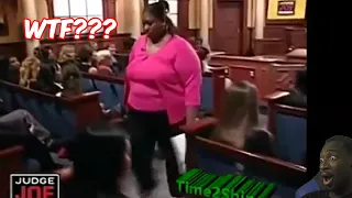 MOUTHY BLACK WOMAN WALKS OUT OF COURT.... 😱😨 JUDGE JOE FLIPS.. #REACTION #COURT