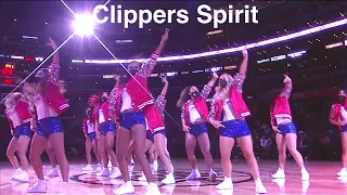Clippers Spirit (Los Angeles Clippers Dancers) - NBA Dancers - 10/4/2021 dance performance