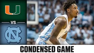 Miami vs. North Carolina Condensed Game | 2022-23 ACC Men’s Basketball