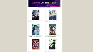 Anime awards of 2022 (9anime)