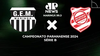 GRÊMIO-MARINGÁ 1x4 RIO BRANCO #AOVIVO | Paranaense Série B 2024 | JOVEM PAN NEWS