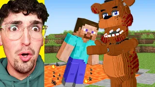 I Scared My Friend as FNAF in Minecraft