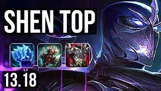 SHEN vs SETT (TOP) | 8/1/14, 2.6M mastery, 1700+ games, Dominating | KR Master | 13.18