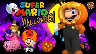 Mario Halloween | Super Mario Run and Freeze | Mario Halloween Game for Kids | PhonicsMan Fitness