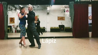 Tango argentino online class Variations with Sandwich Giro Lápiz