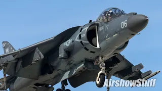 AV-8B Harrier Jump Jet Demonstration - Yuma Airshow 2019