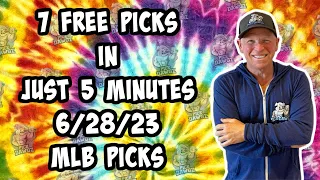 MLB Best Bets for Today Picks & Predictions Wednesday 6/28/23 | 7 Picks in 5 Minutes