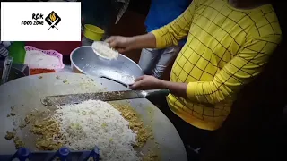 Delicious Egg Pulao Ever || Fried Rice street food || vadodara || ROK FOOD ZONE #GUJARAT #BHELPULAO