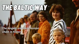 The longest unbroken human chain in history | The Baltic Way | #history