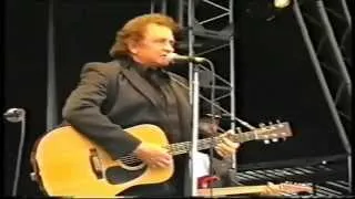 Johnny Cash - Folsom Prison Blues - Glastonbury 1994