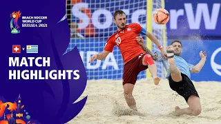 Switzerland v Uruguay | FIFA Beach Soccer World Cup 2021 | Match Highlights