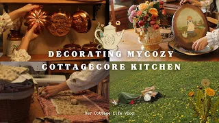 Decorating My Cozy Cottagecore kitchen| 🧺🫖