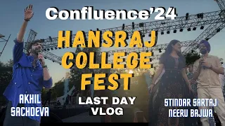 Hansraj college fest vlog | last day | Akhil sachdeva live #delhiuniversity #collegelife