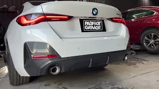 BMW G26  430I 升級 M Performance exhaust 原廠 排氣管 尾段