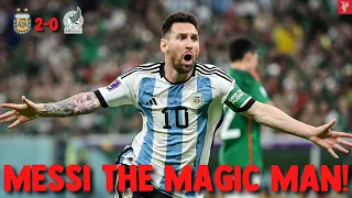 Lionel Messi Reignites Argentina's Hopes | Argentina 2 - 0 Mexico | Messi Wonder Goal | 🇦🇷🇲🇽