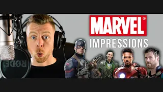 9 UNBELIEVABLE MARVEL CHARACTER IMPRESSIONS | AVENGERS