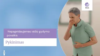 Nepageidaujamas vėžio gydymo poveikis. Pykinimas