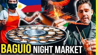 Craziest NIGHT STREET FOOD Market in BAGUIO City - Foodie Paradise!