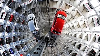 Automated Car Parking System | CARS | SAVE CAR CRASH # CAR PARKING TECHNIQUE * CHINA VS GERMANY