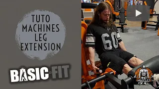 TUTO MACHINES BASIC FIT - LEG EXTENSION