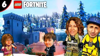 Vamos al mundo HELADO sin estar LISTOS y nos quedamos un CASTILLO!!    Los POLO en Lego Fortnite #6