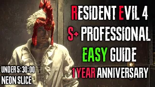 RESIDENT EVIL 4 REMAKE PROFESSIONAL S+ GUIDE 1 YEAR ANNIVERSARY