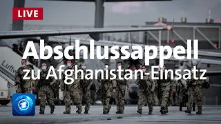 Feierlicher Abschlussappell zum Ende des Afghanistan-Einsatzes | Livestream