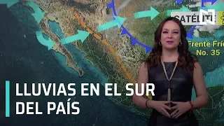 Frente frío 35 provocará lluvias - Las Noticias