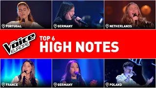 Amazing Performances with EXTREME HIGH NOTES! | TOP 6