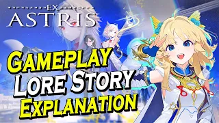 EX ASTRIS GAMEPLAY, BATTLE MECHANISM & LORE STORY EXPLANATION | NEW Android/iOS RPG STRATEGY GAME