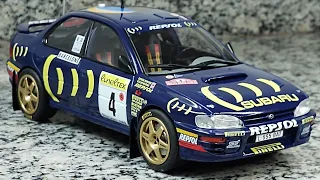 Subaru Impresa #4 Colin McRae 1995, campeón mundial de rally, Ixo Models 1/24