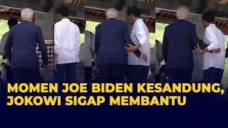 Joe Biden Tersandung di KTT G20 Bali, Jokowi Langsung Sigap Lakukan Ini!