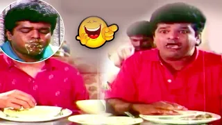 Kannada Comedy Videos || Tennis Krishna Eating Comedy Scene || Kannadiga Gold Films || HD