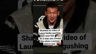 Shavkat Rakhmonov reacts to Laura Sanko video