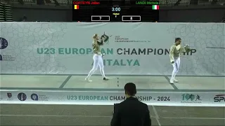 European Championships 2024 U23WS - L4 - Jolien Corteyn BEL v Michela Landi ITA