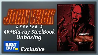 John Wick: Chapter 4 Best Buy Exclusive 4K+2D Blu-ray SteelBook Unboxing