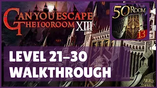 Can You Escape The 100 Room 13 Level 21 22 23 24 25 26 27 28 29 30 Walkthrough (100 Room XIII)