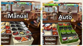 Cooking Fever - Breakfast Cafe Level 40 (3 Stars) With & W/O Automatic Machine